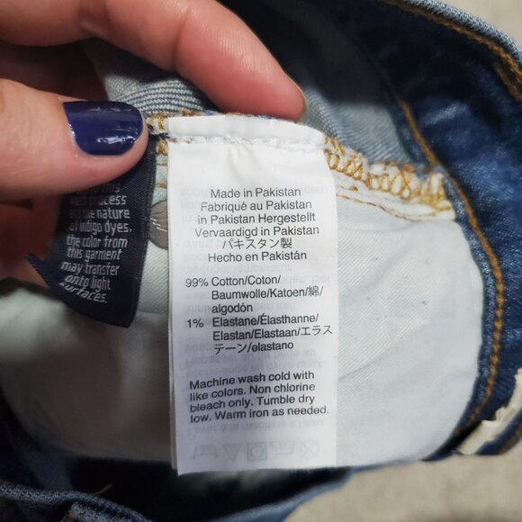 MADEWELL The MomJean Mom Jeans Distressed Hi-Rise Tapered Stretch Women 24 x 26" - Picture 11 of 14